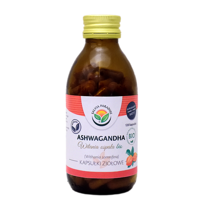 Ashwagandha – Withania capsules BIO 120 pcs