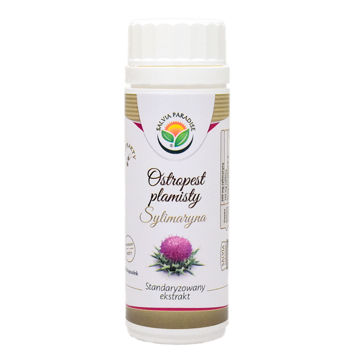Milk thistle – silymarin standardized extract capsules 100 pcs