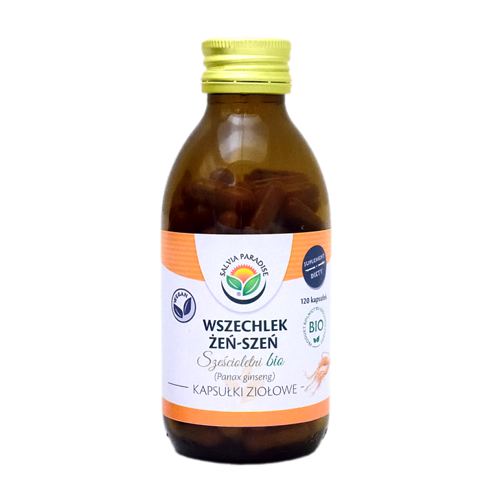 Panax ginseng 6yr capsules BIO 120 pcs